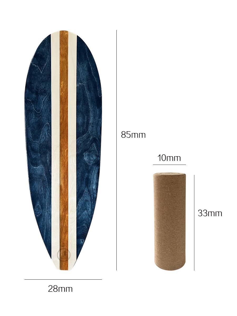 Round tailboard - Blue Light Orange